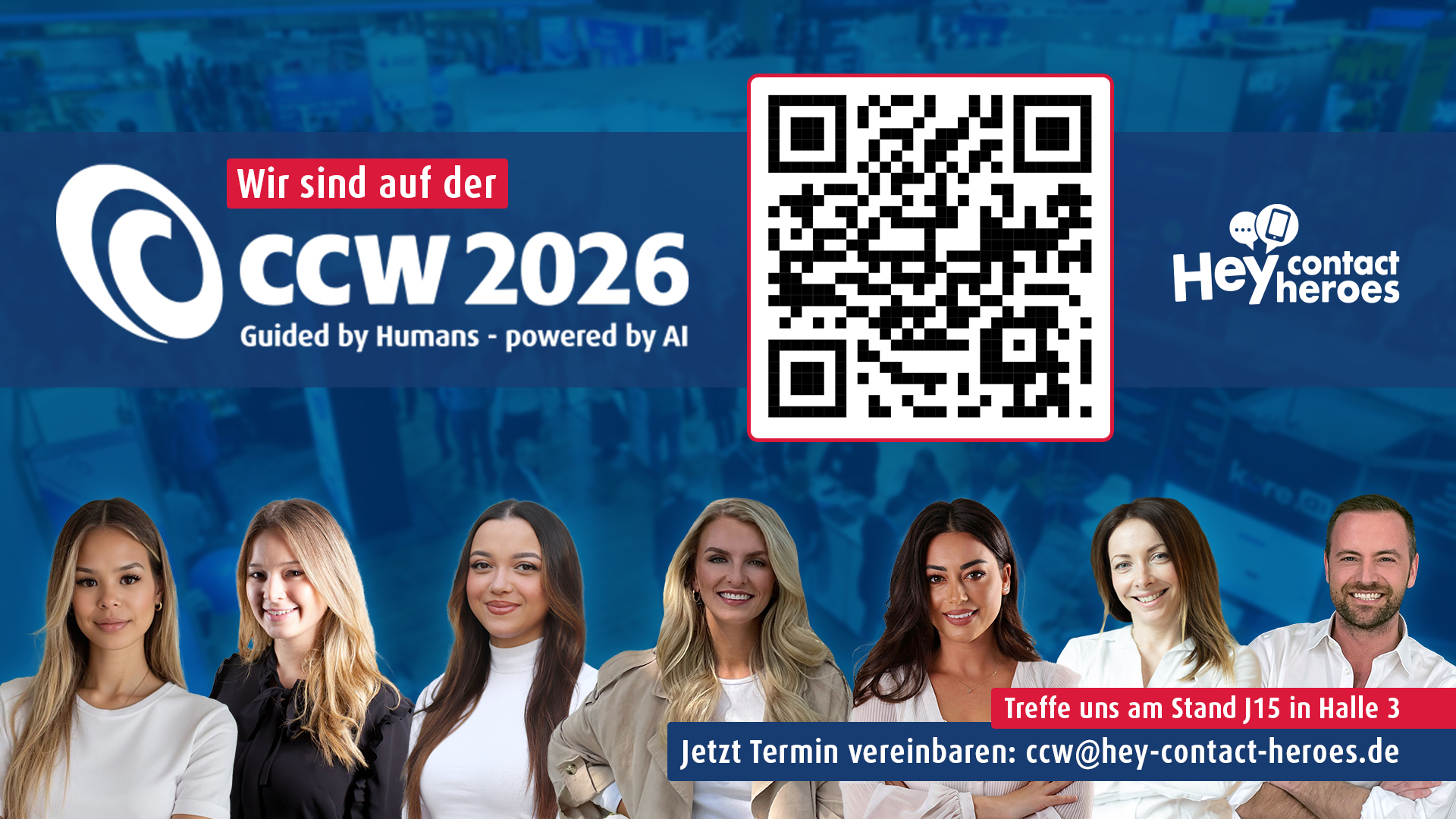 hey contact heroes auf der CCW 2026