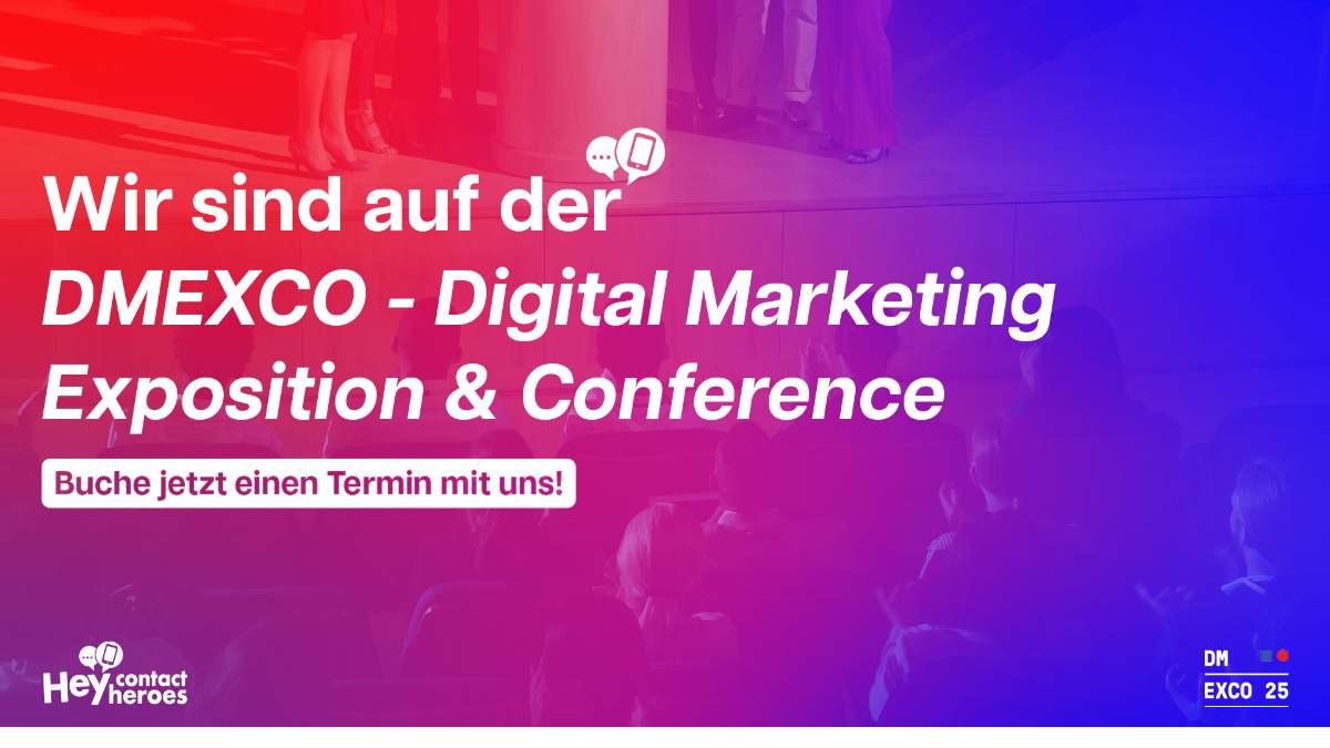 Hamburg, September 2025, die hey contact heroes GmbH ist in diesem Jahr als Aussteller
auf der DMEXCO in Köln vertreten.